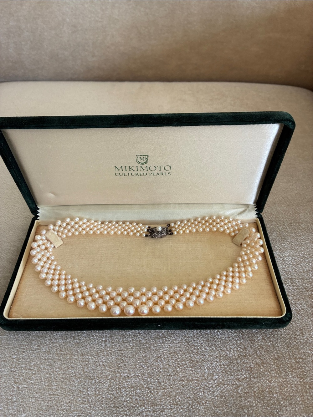Mikimoto Akoya Multi-Strand Pearl Necklace